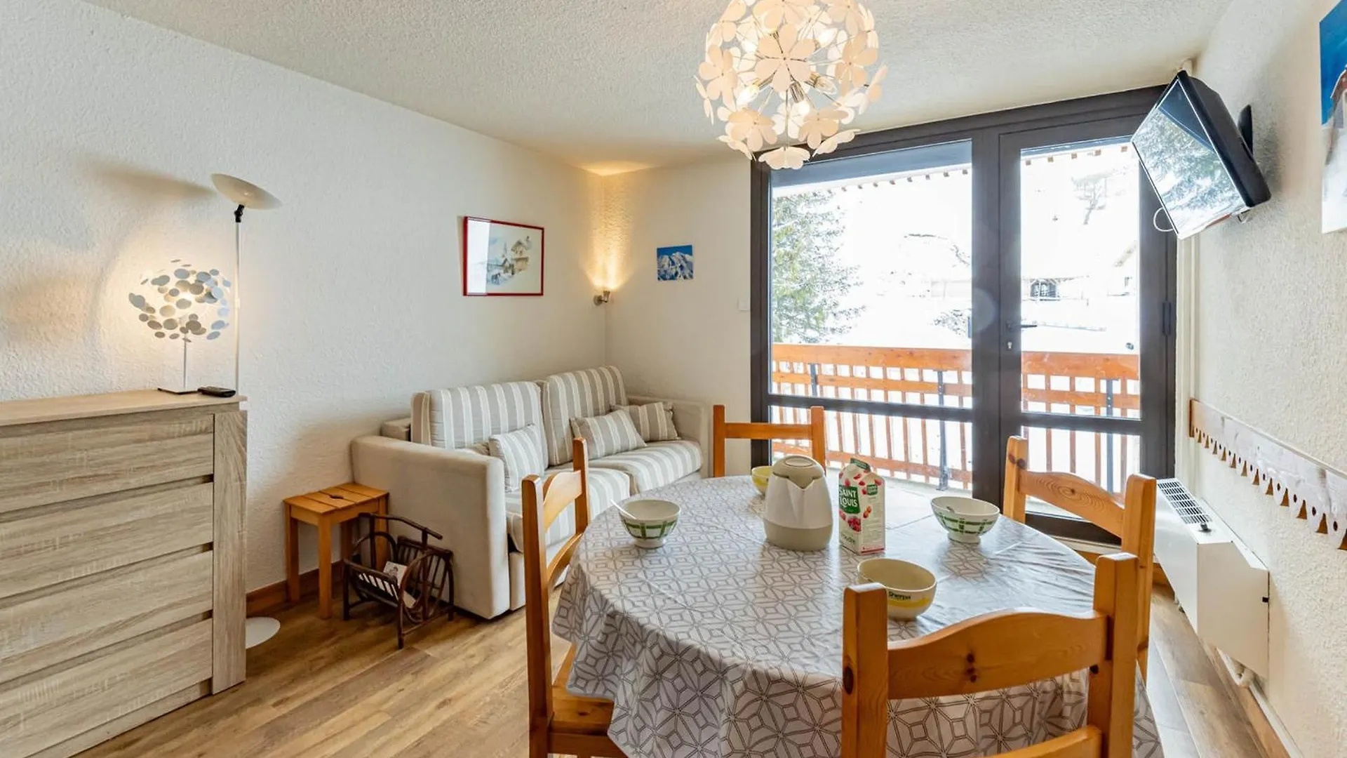 아파트 Studio Moderne 4 Pers Au Pied Des Pistes A Saint Francois Longchamp, Centre Station - Fr-1-807-3 프랑스