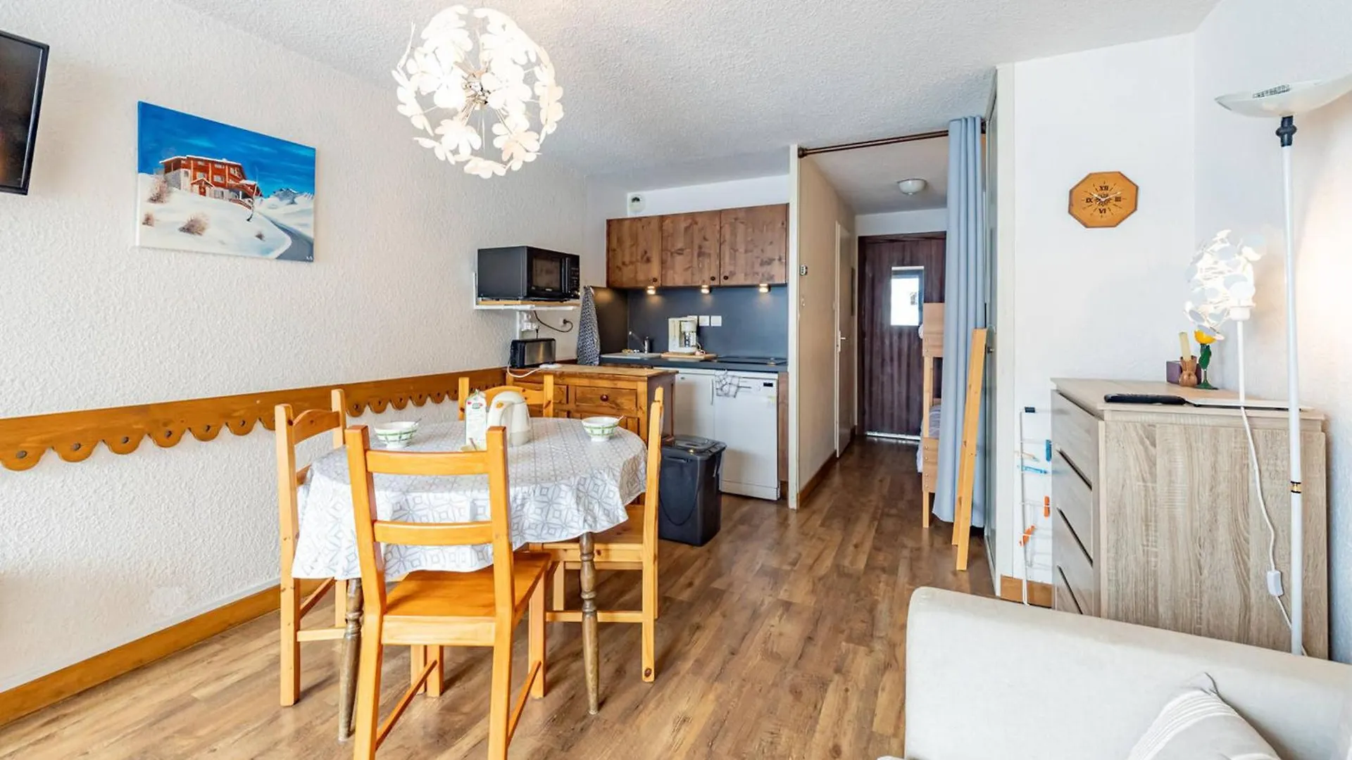 Studio Moderne 4 Pers Au Pied Des Pistes A Saint Francois Longchamp, Centre Station - Fr-1-807-3 0*, 생프랑수아롱샴 프랑스
