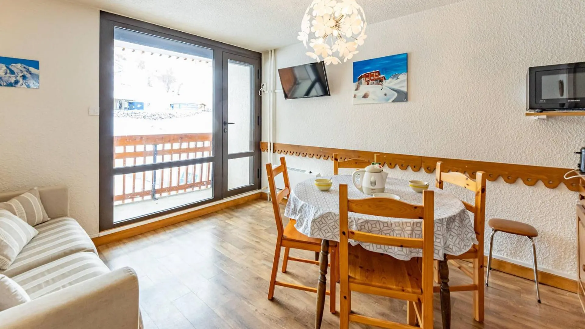 Studio Moderne 4 Pers Au Pied Des Pistes A Saint Francois Longchamp, Centre Station - Fr-1-807-3 생프랑수아롱샴