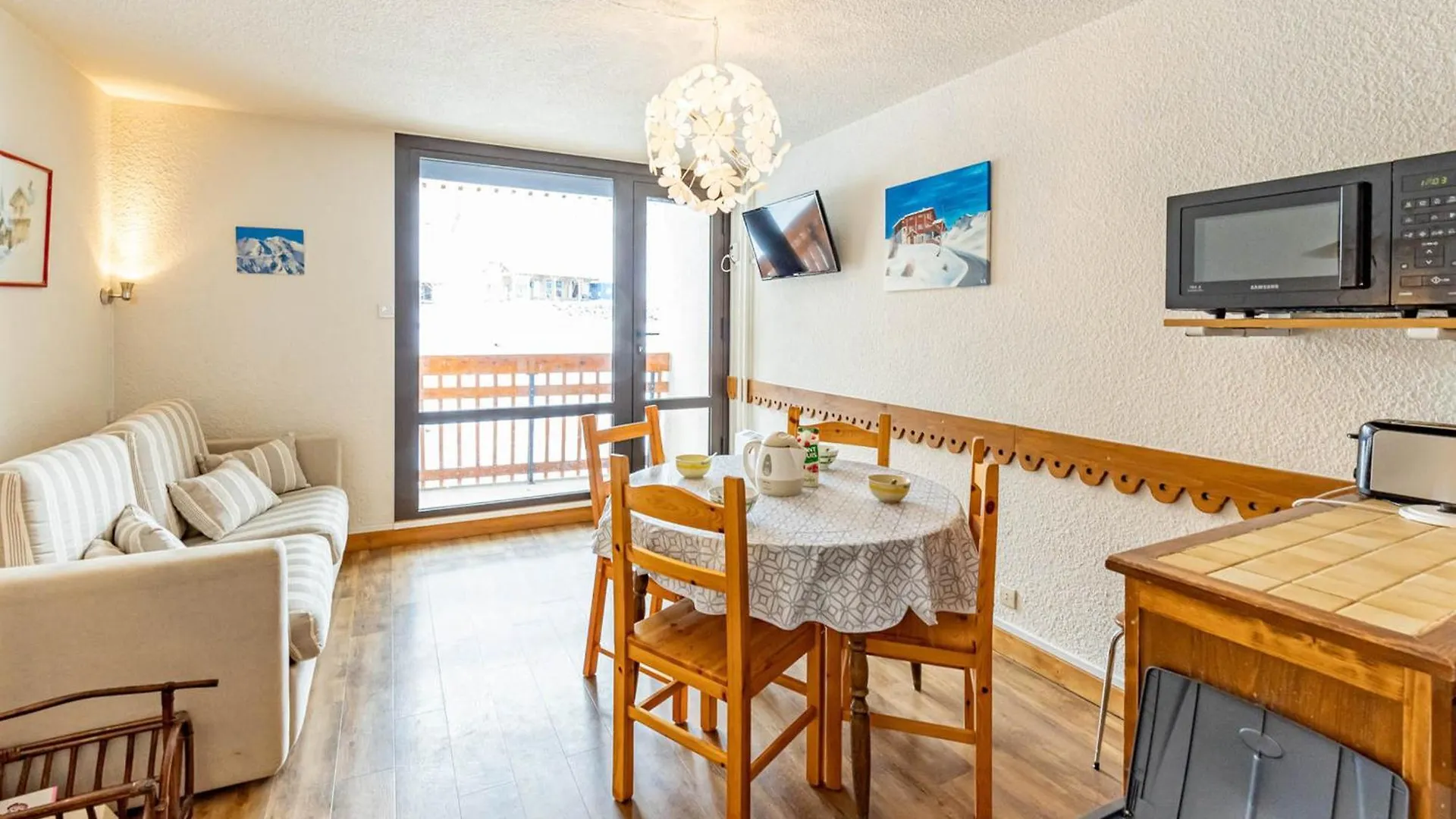 Studio Moderne 4 Pers Au Pied Des Pistes A Saint Francois Longchamp, Centre Station - Fr-1-807-3